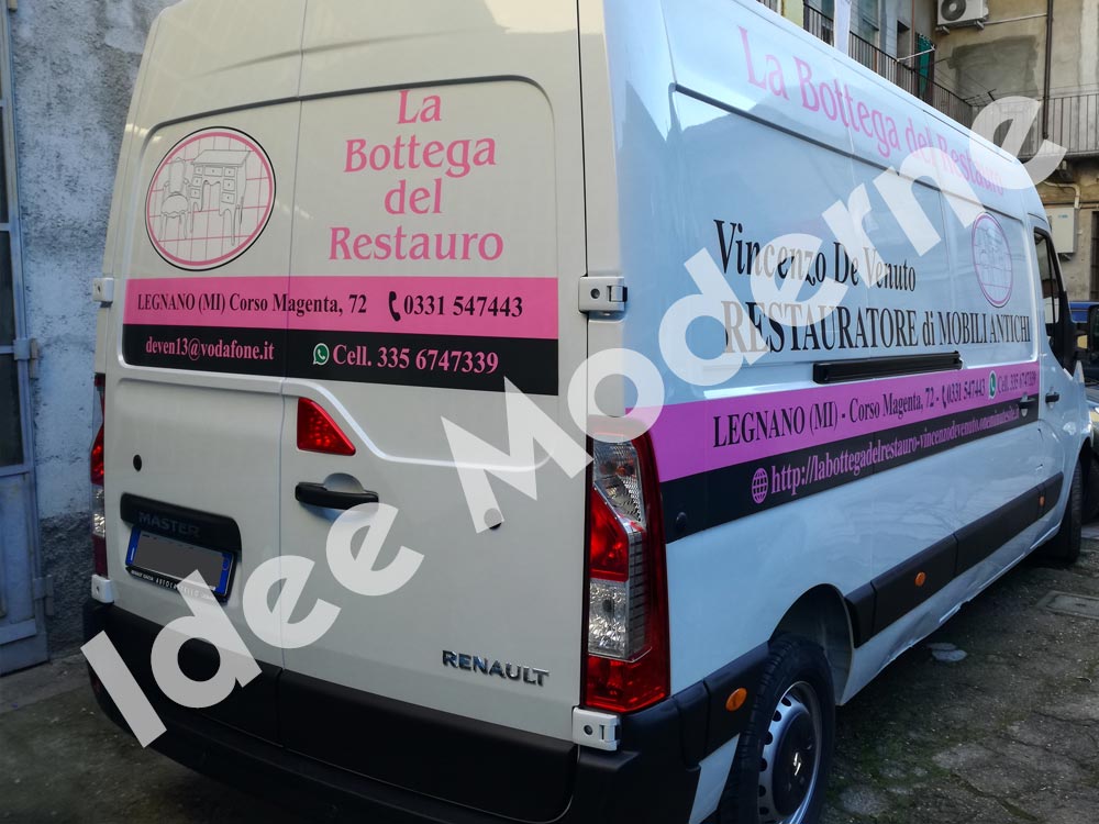 Flotta aziendale decorata con pellicole grafiche Varese Milano