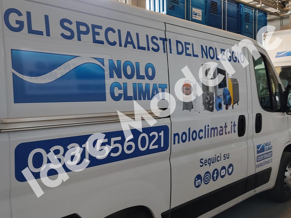 Flotta aziendale decorata con pellicole grafiche Varese Milano