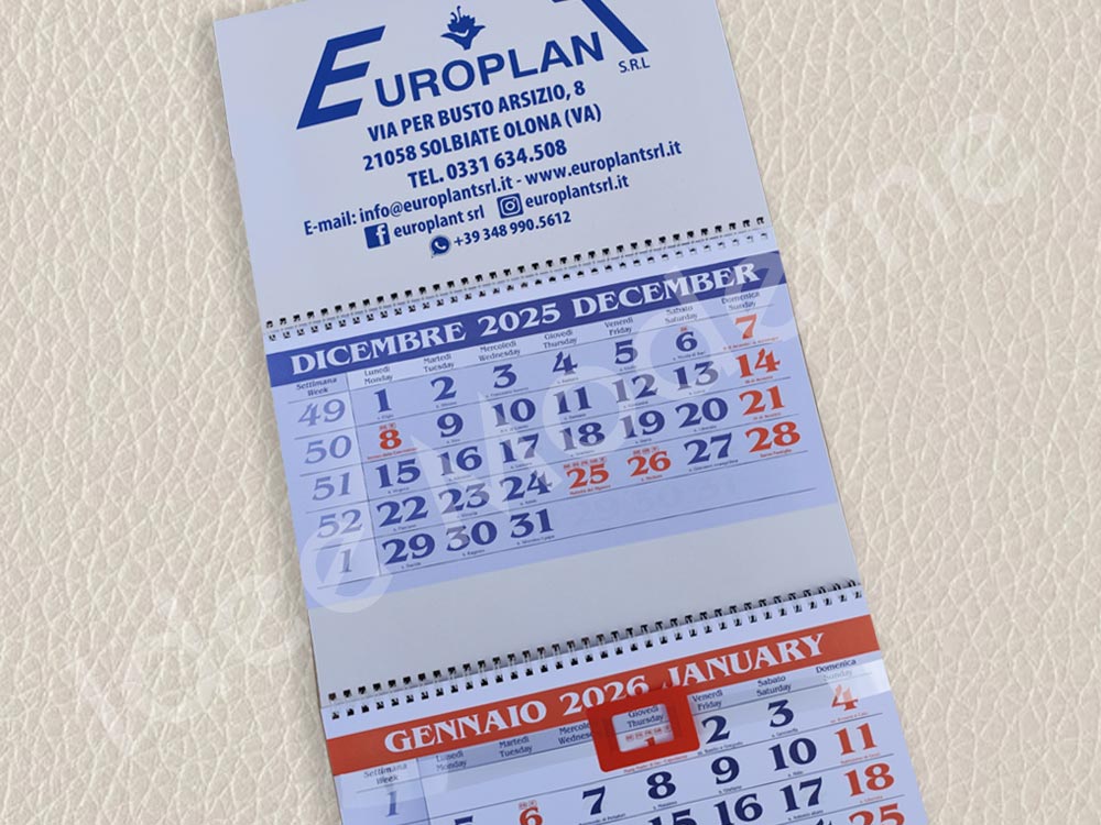 Calendari da parete personalizzati per aziende Varese