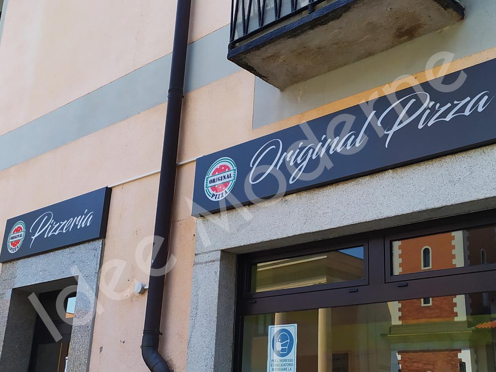 Installazione insegna LED per attività commerciale provincia Varese