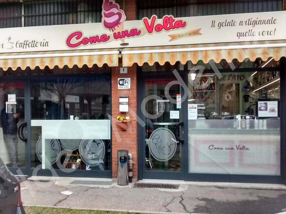Insegna opaca personalizzata in alluminio per ufficio