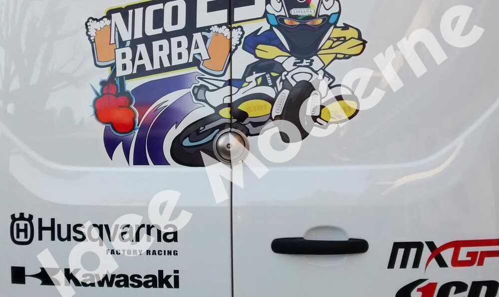 Furgone con scritte pubblicitarie su misura Varese Milano