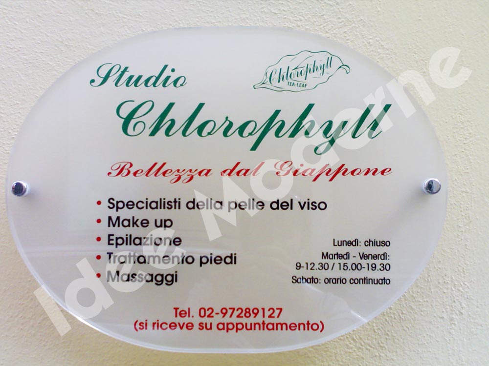Targhe professionali per studi e uffici Varese Milano