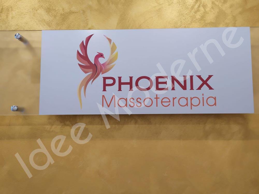 Targa personalizzata in plexiglass per ufficio Varese