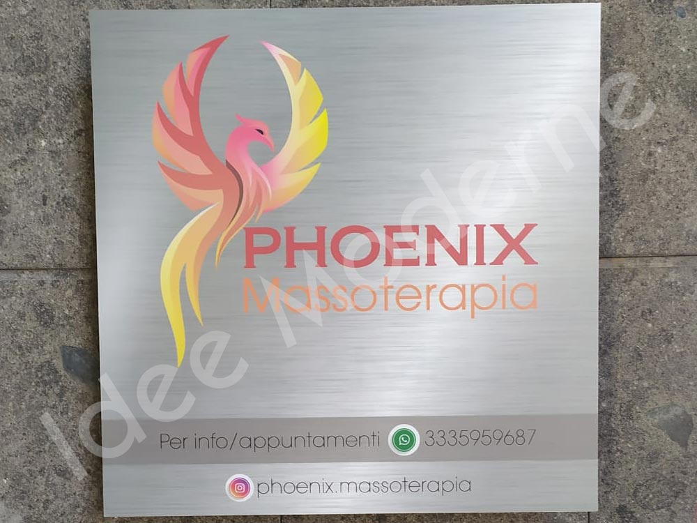 Targa personalizzata in plexiglass per ufficio Varese